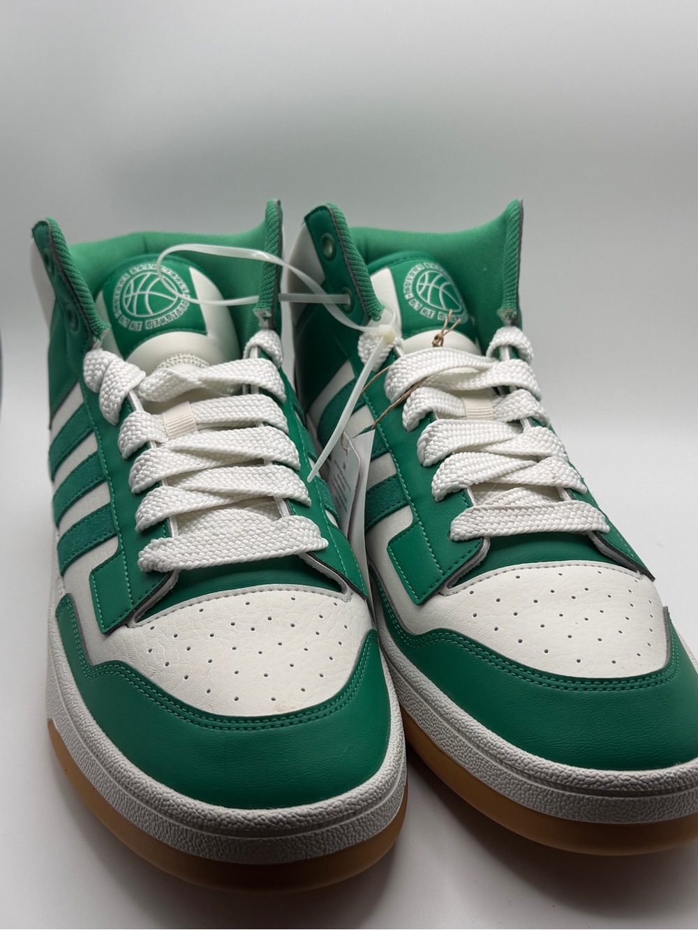 adidas Retro Green & White rapid court Low-Top Sneakers